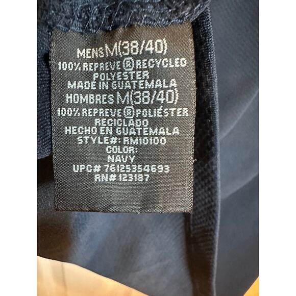 Starter Men’s Navy Blue Athletic T-Shirt M Repreve Recycled Polyester Tee - Picture 4 of 5